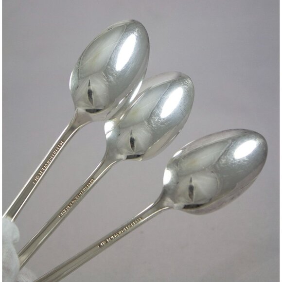 Vintage Lenox Silverplate 1933 by Wallace Silver Deerfield Iced Tea Spoons 6 - Picture 4 of 9
